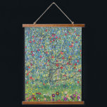 Gustav Klimt - Apple Tree Hangend Wandkleed<br><div class="desc">Apple Tree I - Gustav Klimt,  Oil on Canvas,  1907</div>