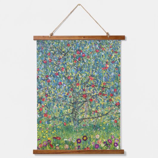 Gustav Klimt - Apple Tree Hangend Wandkleed (Voorkant)
