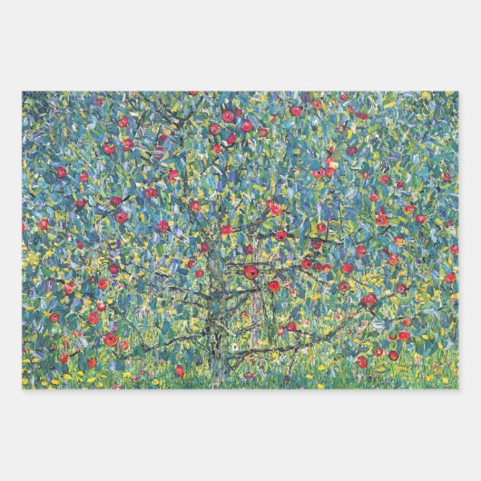 Gustav Klimt - Apple Tree Inpakpapier Vel (Voorkant 2)