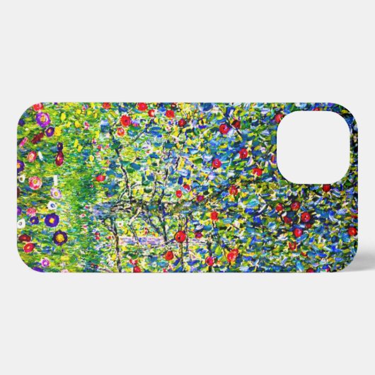 Gustav Klimt Apple Tree iPhone Hoesje (Achterkant horizontaal)