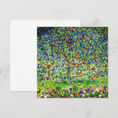 Gustav Klimt Apple Tree Kaart (Voorkant / Achterkant)