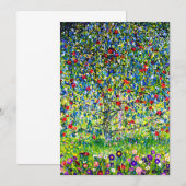 Gustav Klimt Apple Tree Kaart (Voorkant / Achterkant)