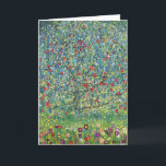 Gustav Klimt - Apple Tree Kaart<br><div class="desc">Apple Tree I - Gustav Klimt,  Oil on Canvas,  1907</div>
