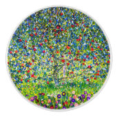 Gustav Klimt Apple Tree Keramische Knop (Voorkant)