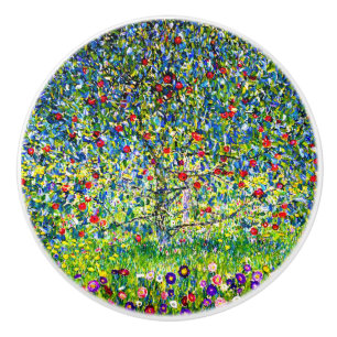 Gustav Klimt Apple Tree Keramische Knop
