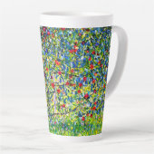 Gustav Klimt Apple Tree Latte Mok (Rechterhoek)