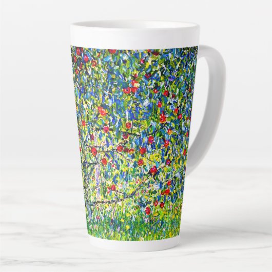 Gustav Klimt Apple Tree Latte Mok (Rechterhoek)