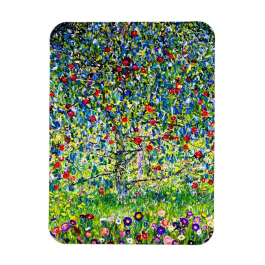Gustav Klimt Apple Tree Magneet (Verticaal)