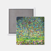 Gustav Klimt Apple Tree Magneet (Voorkant / Achterkant)