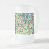 Gustav Klimt Apple Tree Matglas Bierpul (Voorkant rechts)