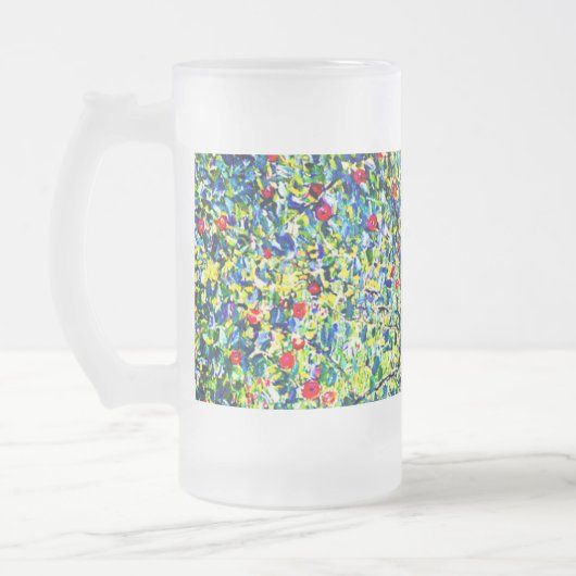 Gustav Klimt Apple Tree Matglas Bierpul (Links)