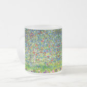 Gustav Klimt Apple Tree Matglas Koffiemok (Voorkant links)