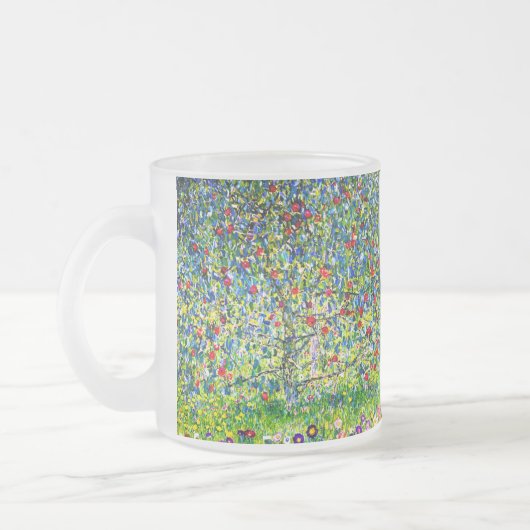 Gustav Klimt Apple Tree Matglas Koffiemok (Links)