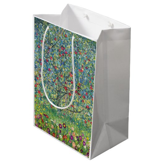 Gustav Klimt - Apple Tree Medium Cadeauzakje (Achterkant Gekanteld)