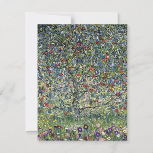 Gustav Klimt Apple Tree Note Card Notitiekaartje (Voorkant)