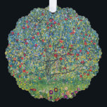 Gustav Klimt - Apple Tree Ornament Kaart<br><div class="desc">Apple Tree I - Gustav Klimt,  Oil on Canvas,  1907</div>