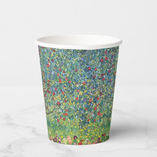 Gustav Klimt - Apple Tree Papieren Bekers (Rechts)