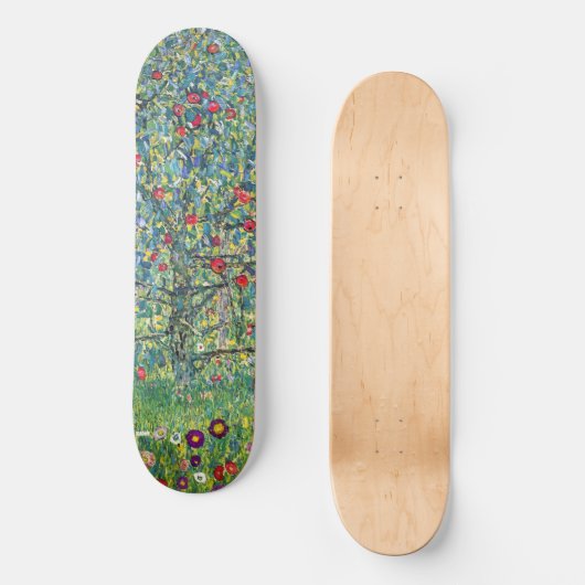 Gustav Klimt - Apple Tree Persoonlijk Skateboard (Voorkant)