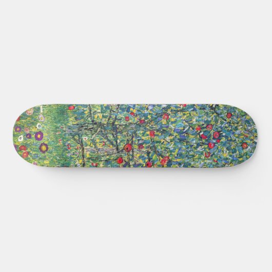 Gustav Klimt - Apple Tree Persoonlijk Skateboard (Horizontaal)