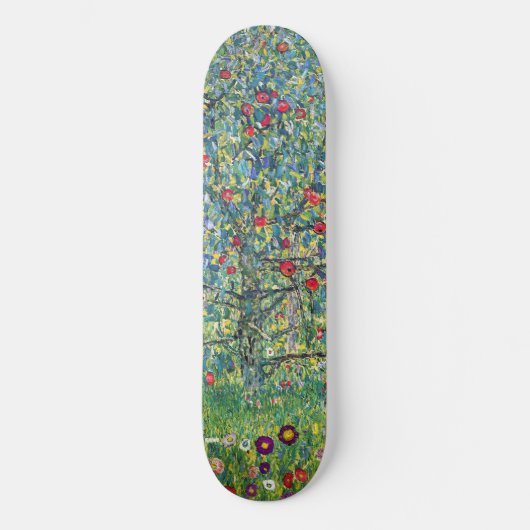 Gustav Klimt - Apple Tree Persoonlijk Skateboard (Voorkant)