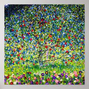 Gustav Klimt Apple Tree Poster