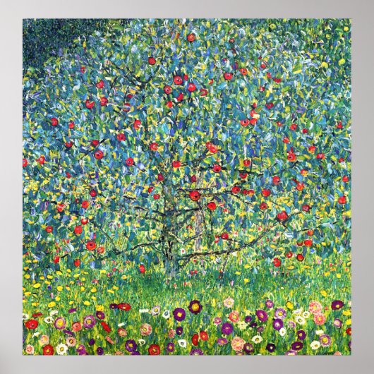 Gustav Klimt: Apple Tree Poster (Voorkant)