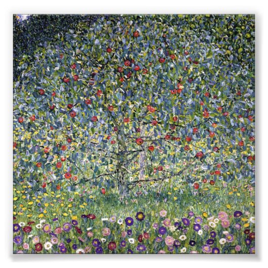 Gustav Klimt Apple Tree Print Foto Afdruk (Voorkant)