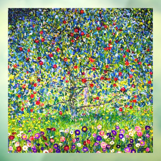 Gustav Klimt Apple Tree Raamsticker (Vel 3)