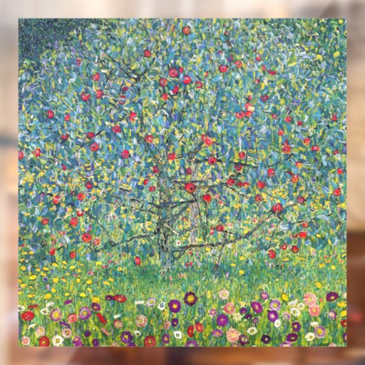 Gustav Klimt - Apple Tree Raamsticker (Vel 2)