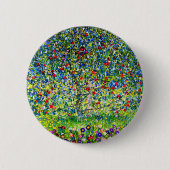Gustav Klimt Apple Tree Ronde Button 5,7 Cm (Voorkant)
