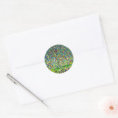 Gustav Klimt Apple Tree Ronde Sticker (Envelop)