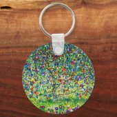 Gustav Klimt Apple Tree Sleutelhanger (Voorkant)