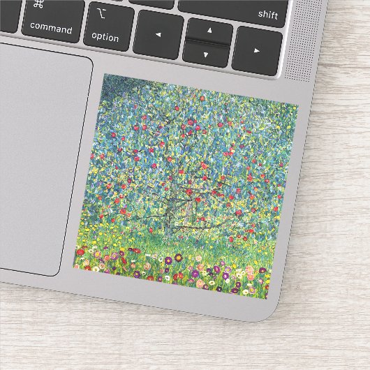 Gustav Klimt - Apple Tree Sticker (Detail)