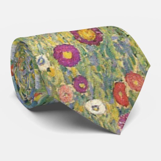 Gustav Klimt Apple Tree Stropdas (Opgerold)
