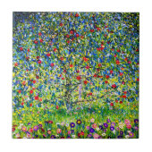 Gustav Klimt Apple Tree Tegeltje (Voorkant)