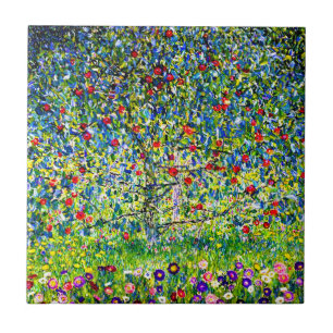Gustav Klimt Apple Tree Tegeltje