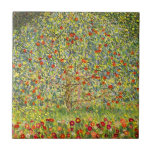 Gustav Klimt Apple Tree Tegeltje<br><div class="desc">De Apple Tree geschilderd door Gustav Klimt in 1912.</div>