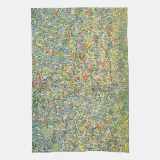Gustav Klimt Apple Tree Theedoek (Verticaal)