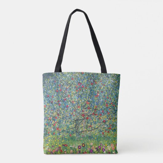 Gustav Klimt - Apple Tree Tote Bag (Achterkant)