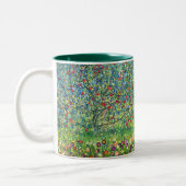 Gustav Klimt: Apple Tree Tweekleurige Koffiemok (Links)