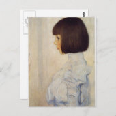 Gustav Klimt Art Briefkaart (Voorkant / Achterkant)