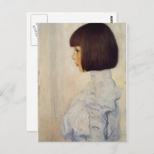 Gustav Klimt Art Briefkaart (Voorkant / Achterkant)