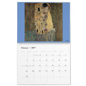 Gustav Klimt Artwork Number 2 Kalender (Feb 2027)