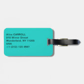 Gustav Klimt - Attersee Bagagelabel (Achterkant horizontaal)