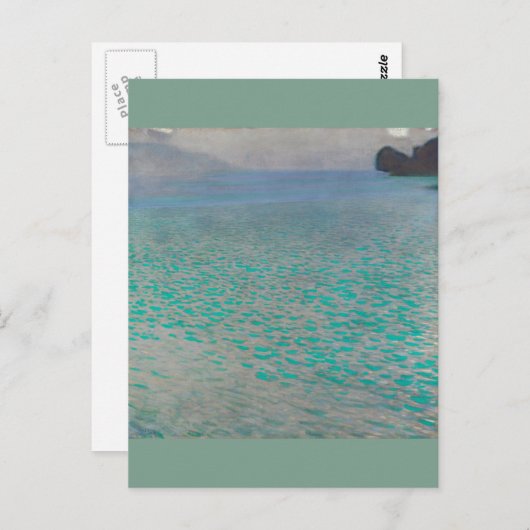 Gustav Klimt Attersee Briefkaart (Voorkant / Achterkant)