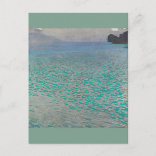 Gustav Klimt Attersee Briefkaart (Voorkant)