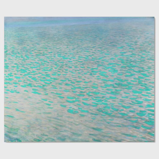 Gustav Klimt - Attersee Cadeaupapier (Vlak)