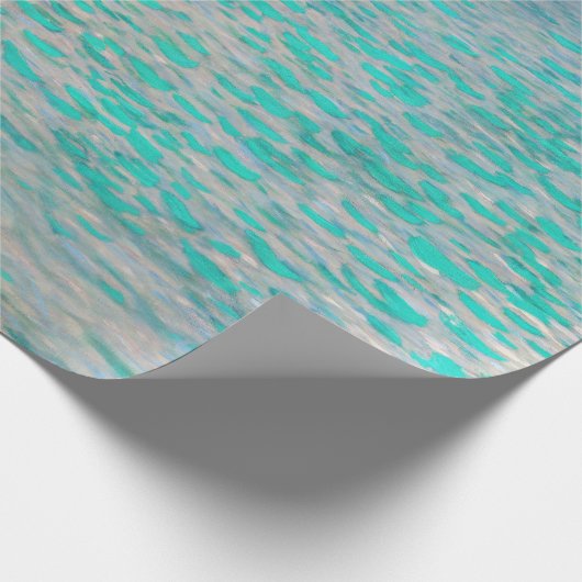 Gustav Klimt - Attersee Cadeaupapier (Hoek)