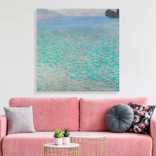 Gustav Klimt Attersee Canvas Afdruk (Insitu (Woonkamer))