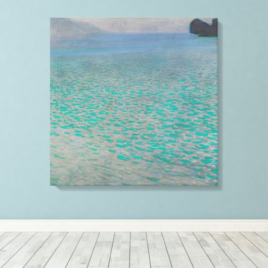 Gustav Klimt Attersee Canvas Afdruk (Insitu (Houten vloer))